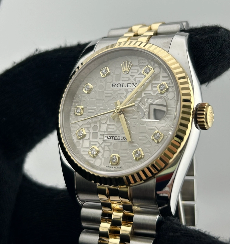 Rolex Datejust Anniversary Diamond Dial Dial on D Link Jubilee Ref. 116233 Card 2018 view 3