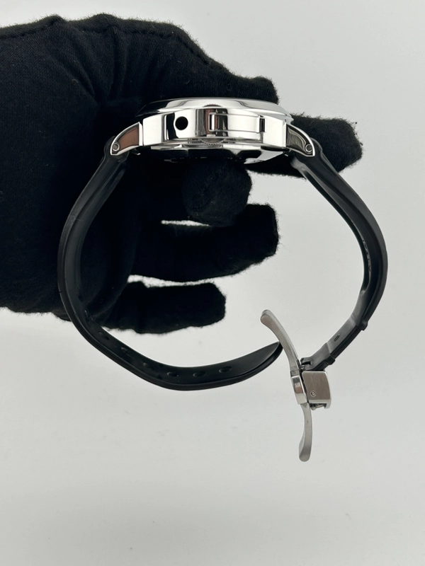 Panerai Luminor Marina Black Arabic Dial on Rubber Strap Ref. PAM00104 with Box 2011 view 6