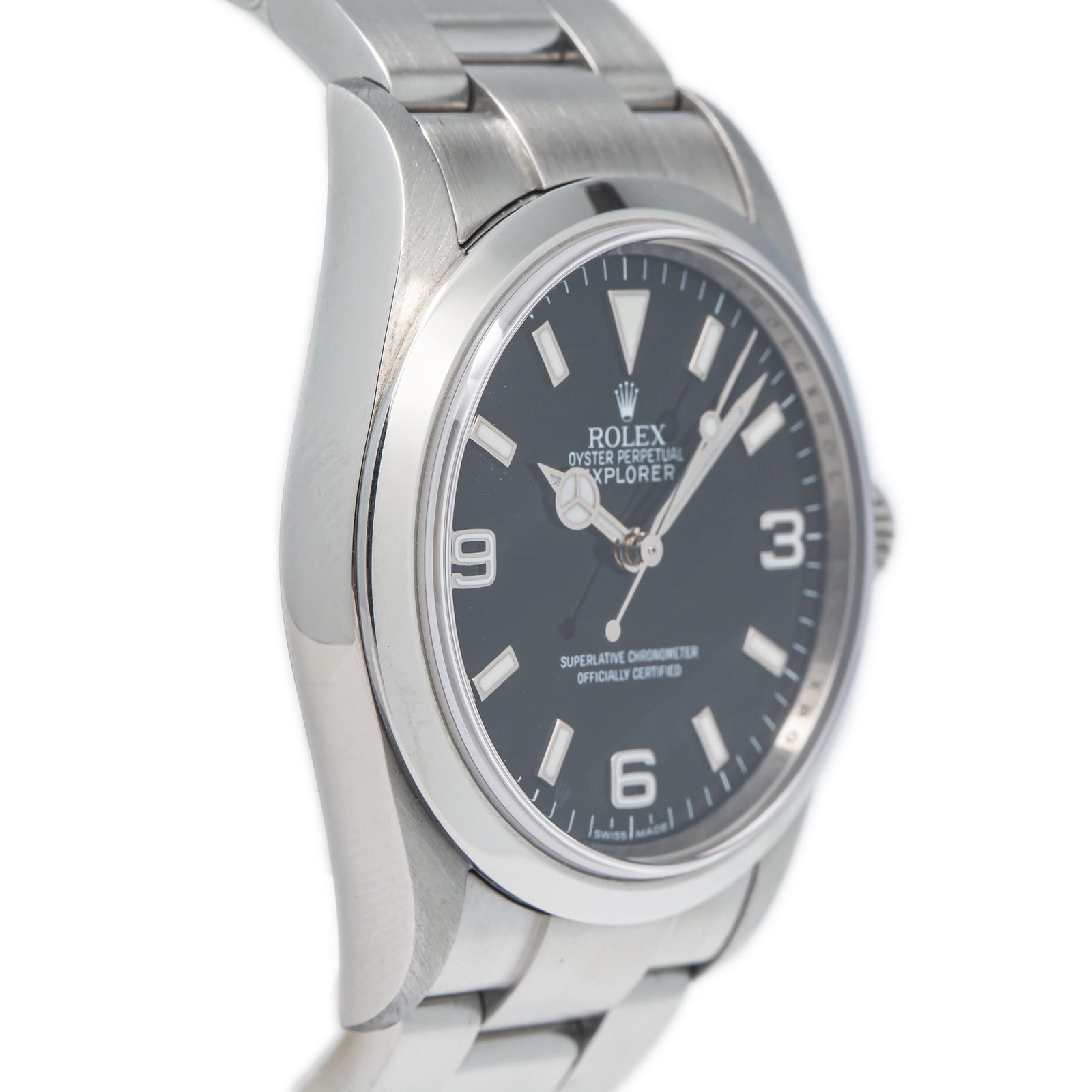 Rolex Explorer 114270 Oyster Stainless Steel Black Arabic Automatic 35mm — image 4