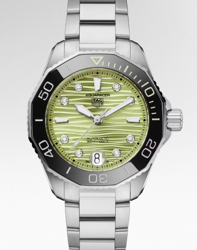 Tag Heuer Aquaracer Professional 300 Date Green Dial on Stainless Steel Bracelet Ref. WBP231L.BA0618 Complete 2026