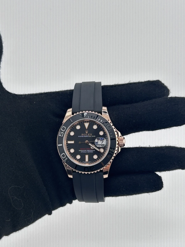 Rolex Yacht-Master Black Dial on Oyster Ref. 116655 Card 2018 view 2