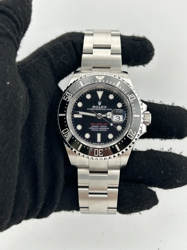 Rolex Sea-Dweller Black Dial on Oyster Steel Bracelet Ref. 126600 Card 2020 view 2