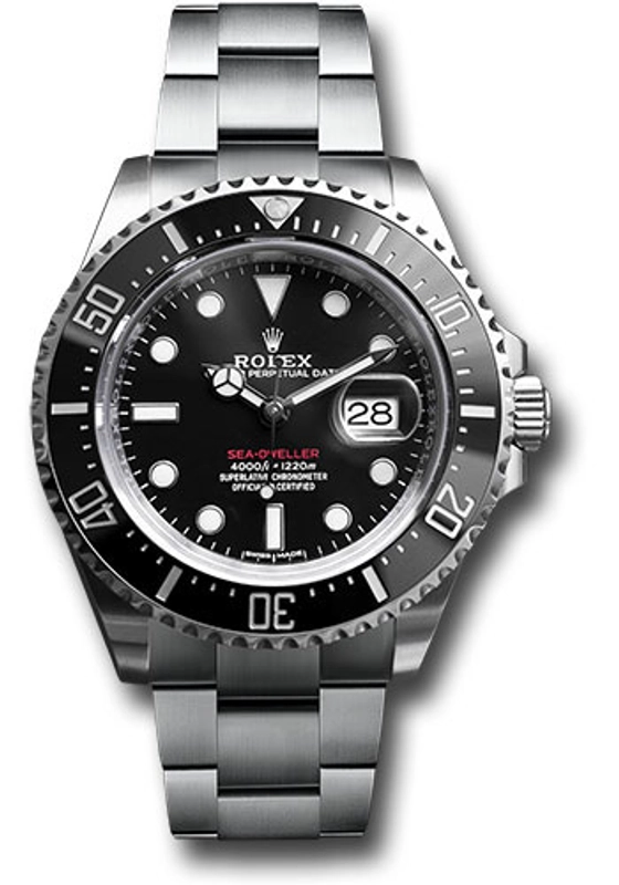 Rolex Sea-Dweller Black Dial on Oyster Steel Bracelet Ref. 126600 Card 2020