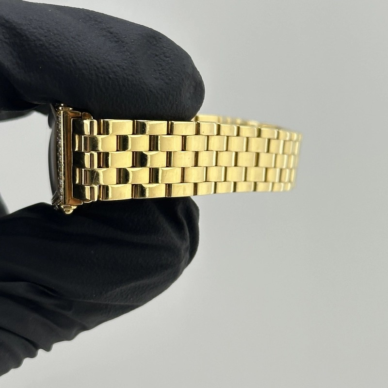 Audemars Piguet Carnegie White Dial on Gold Bracelet view 4