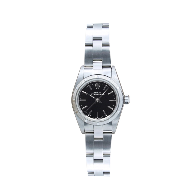 Rolex Oyster Perpetual Black Dial on Oyster Ref. 76030 Papers 2001