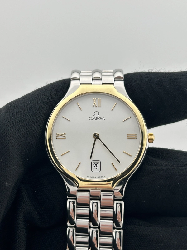 Omega De Ville White Dial on Stainless Steel Bracelet Ref. 396.1016 view 3