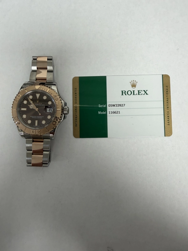 Rolex Yacht-Master Chocolate Dial on Oyster Ref. 116621 Card 2017 view 6