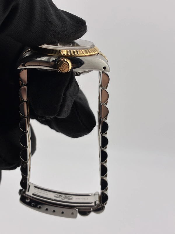 Rolex Datejust Lady Champagne Stick Dial on Jubilee Ref. 69173 1991 view 5