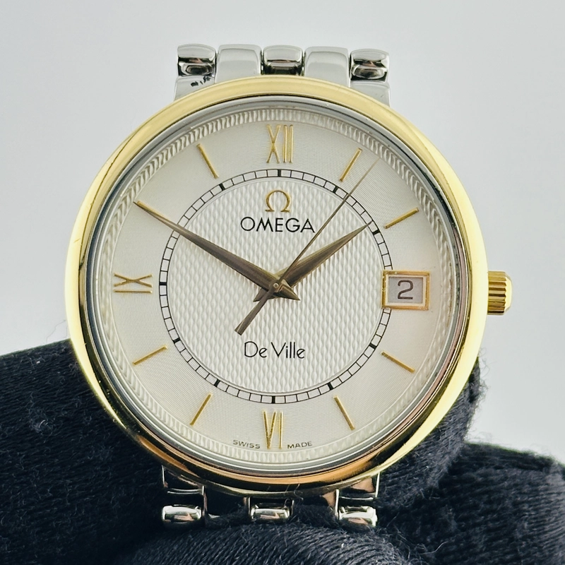 Omega De Ville Silver Dial on 2 Tone Bracelet Ref. 7314.31.00 view 2