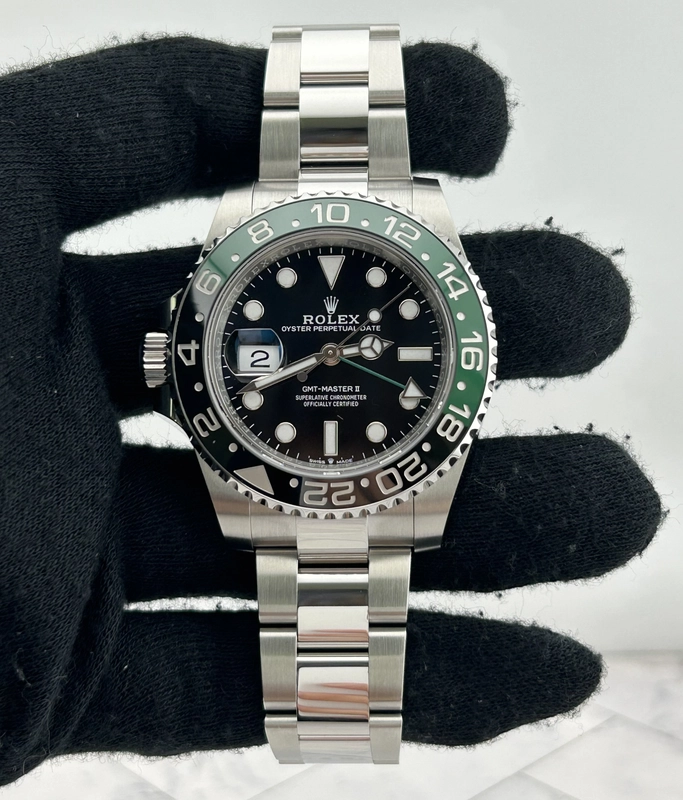 Rolex GMT-Master II "Sprite" Black Dial on Oyster Ref. 126720VTNR Card 2026 view 2
