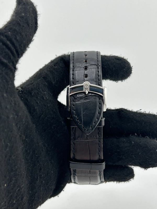 Arnold & Son Time Pyramid Skeleton Dial on Black Leather Strap Ref. 1TPAS.S01A.C124S Complete view 4