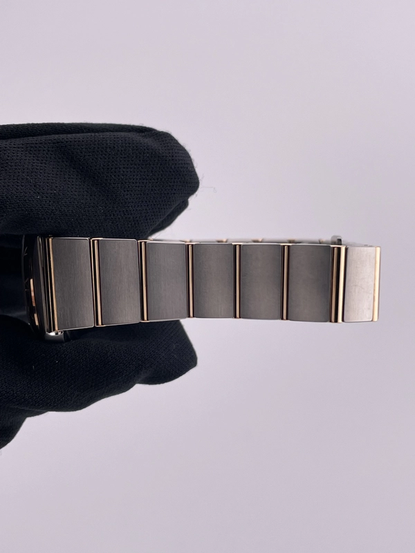 Omega Constellation M.O.P Diamond Dial on Pink Gold & Stainless Steel Bracelet Ref. 123.20.24.60.55.001 view 6