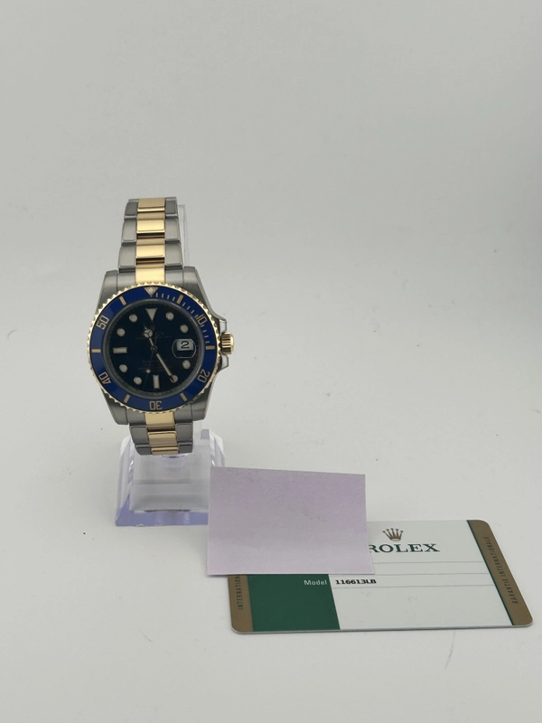 Rolex Submariner Blusey Blue Dial on Oyster Ref. 116613LB Card 2016 view 7
