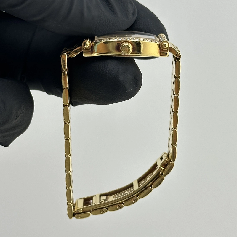 Audemars Piguet Carnegie White Dial on Gold Bracelet view 5