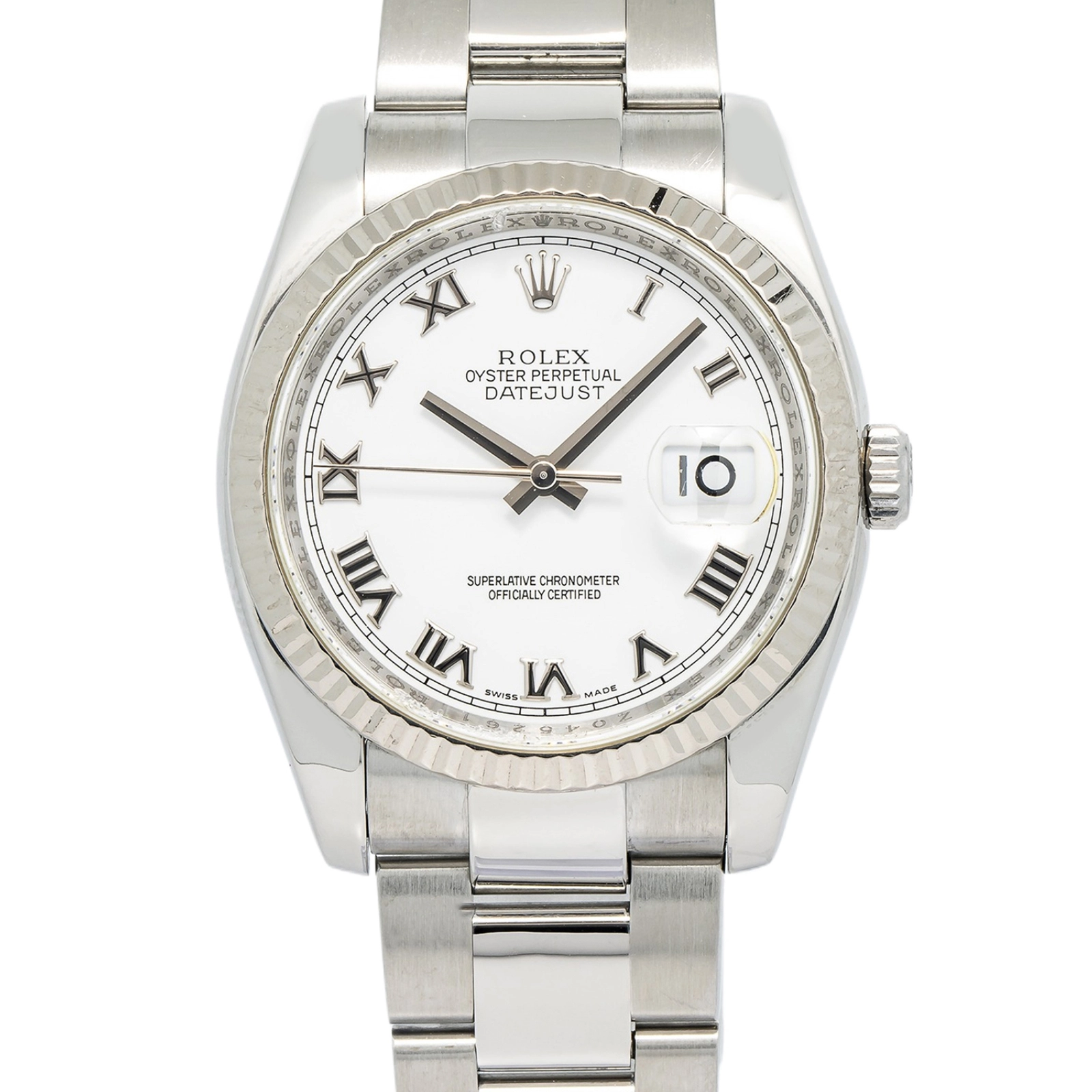 Rolex Datejust 116234 Oyster Stainless Steel White Dial Automatic 37MM — image 1