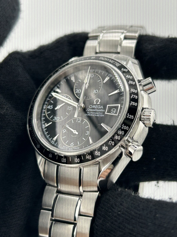 Omega Speedmaster Date Black Dial on Stainless Steel Bracelet Ref. 3210.50.00 Card view 3