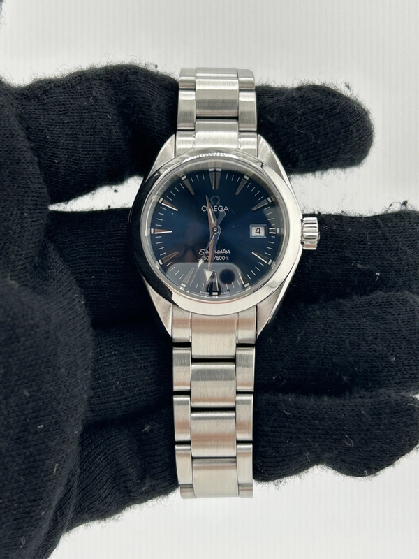 Omega Seamaster Date Blue Dial on Stainless Steel Bracelet Ref. 2577.80.00 Card 2006 view 2