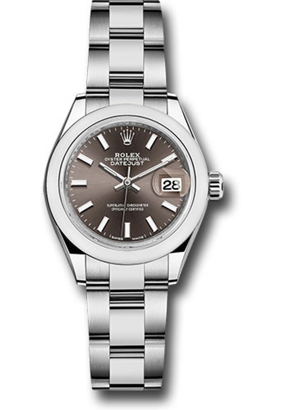 Rolex Datejust Lady Dark Grey Index Dial on Oyster Ref. 279160 Card 2021