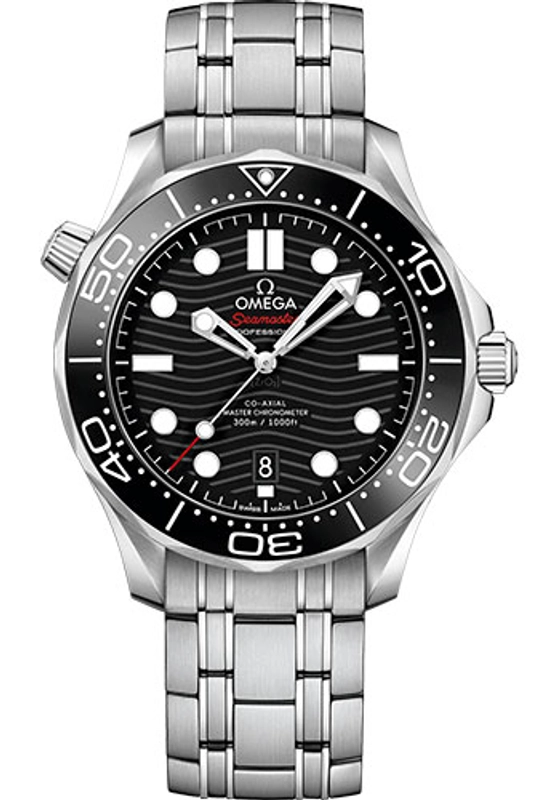 Omega Seamaster Diver 300M Black Dial on Stainless Steel Ref. 210.30.42.20.01.001 Card