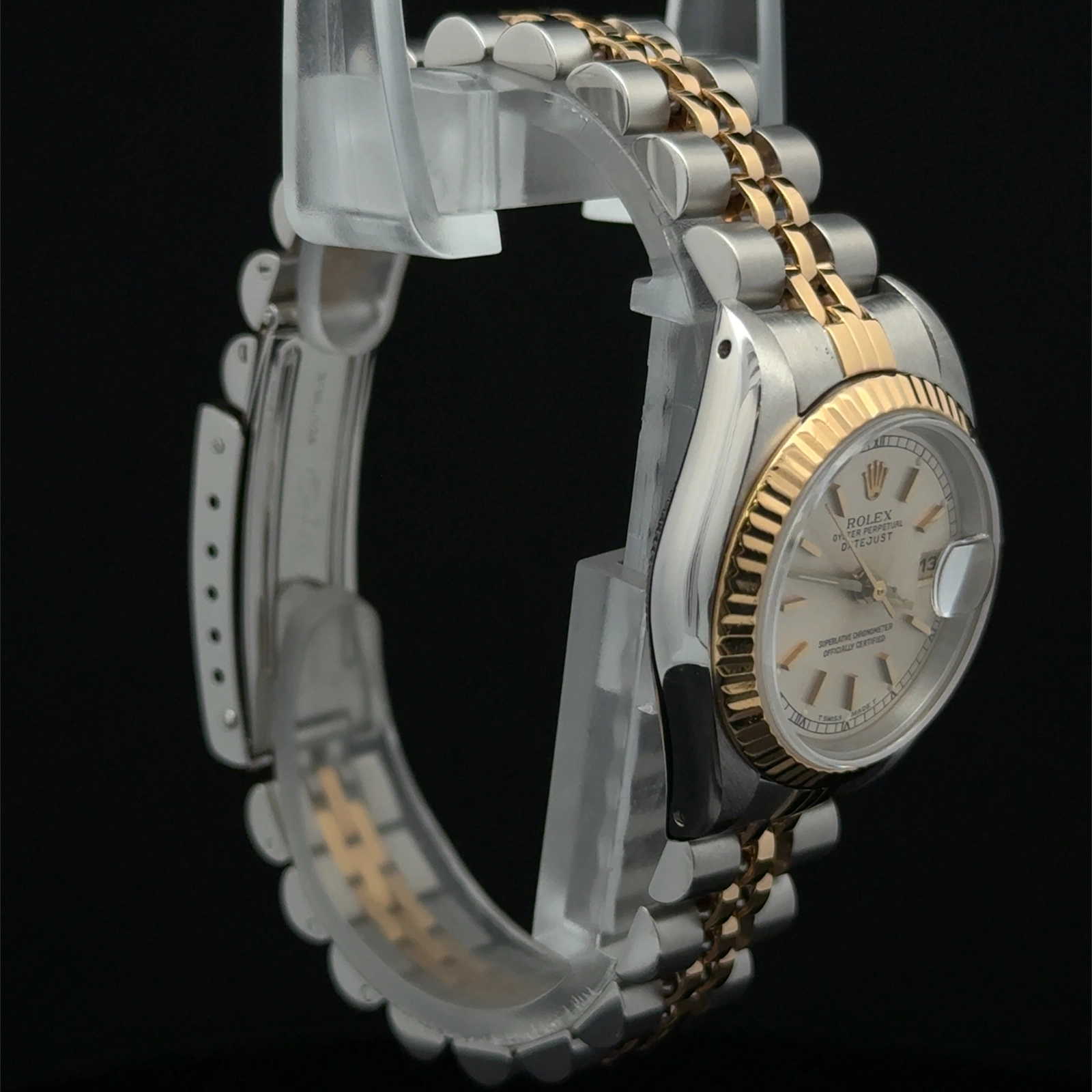 1991 Rolex Datejust Lady Silver Dial Jubilee Bracelet 69173 Stainless Steel & Yellow Gold — image 7