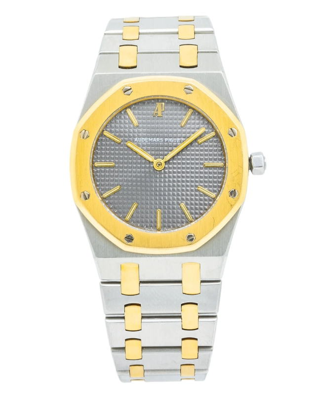 Audemars Piguet Royal Oak Grey / Gold Markers Dial on 2 Tone Bracelet Ref. 56303SA.OO.0789SA