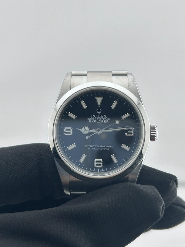 Rolex Explorer I Black Dial on Oyster Ref. 114270 Card view 3