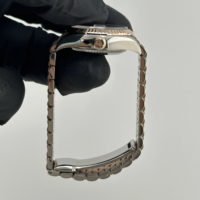 Rolex Datejust Lady Chocolate Roman Dial on Jubilee Hidden Clasp Bracelet Ref. 279171 Card 2017 view 7
