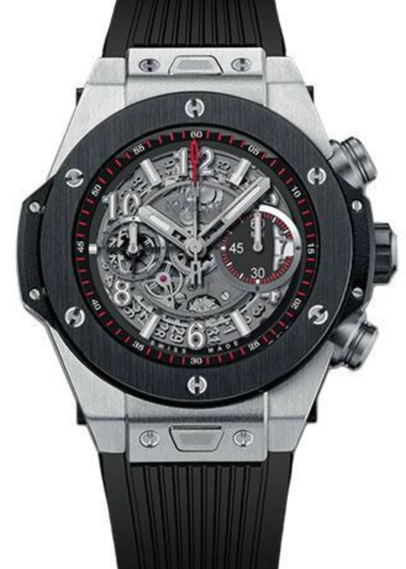 Hublot Big Bang Unico Gray Skeleton Dial on Black Rubber Band Ref. 411.NM.1170.RX with Box
