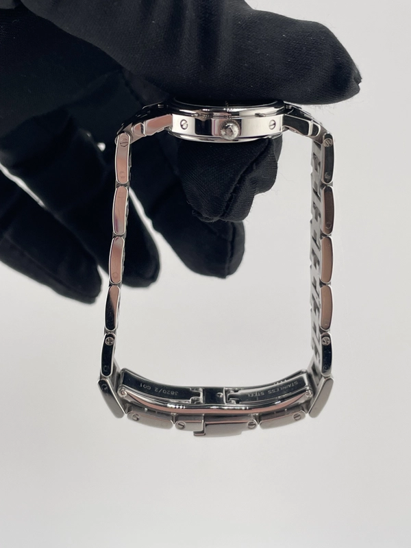 Hermes Clipper Salmon / Arabic Numerals Dial on Stainless Steel Bracelet Ref. CL4.210 Papers Open Date view 6