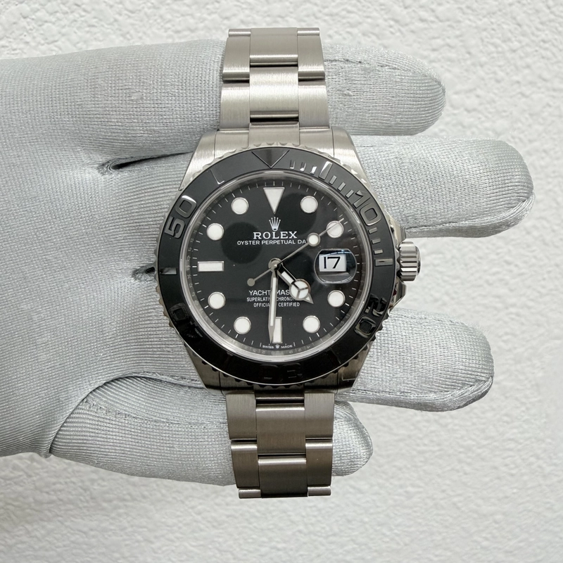 Rolex Rlx Titanium Yacht-Master 42 Black Dial on Oyster Ref. 226627 Card 2026 view 2