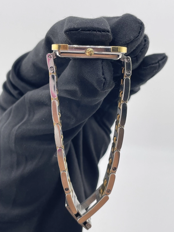 Hermes Cape Cod Gold Roman Numerals Dial on Gold Plated & Stainless Steel Bracelet Ref. CR1.240 view 6