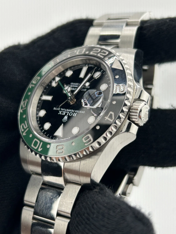 Rolex GMT-Master II "Sprite" Black Dial on Oyster Steel Bracelet Ref. 126720VTNR Card 2025 view 3