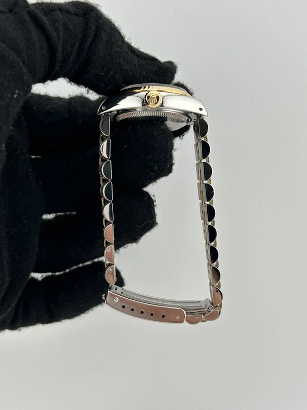 Rolex Datejust Lady Champagne Stick Dial on Jubilee D Link Bracelet Ref. 69173 Card view 6
