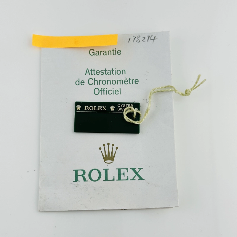 Rolex Datejust Black Concentric Roman Dial on Jubilee Hidden Clasp Bracelet Ref. 178274 Papers 2007 view 6