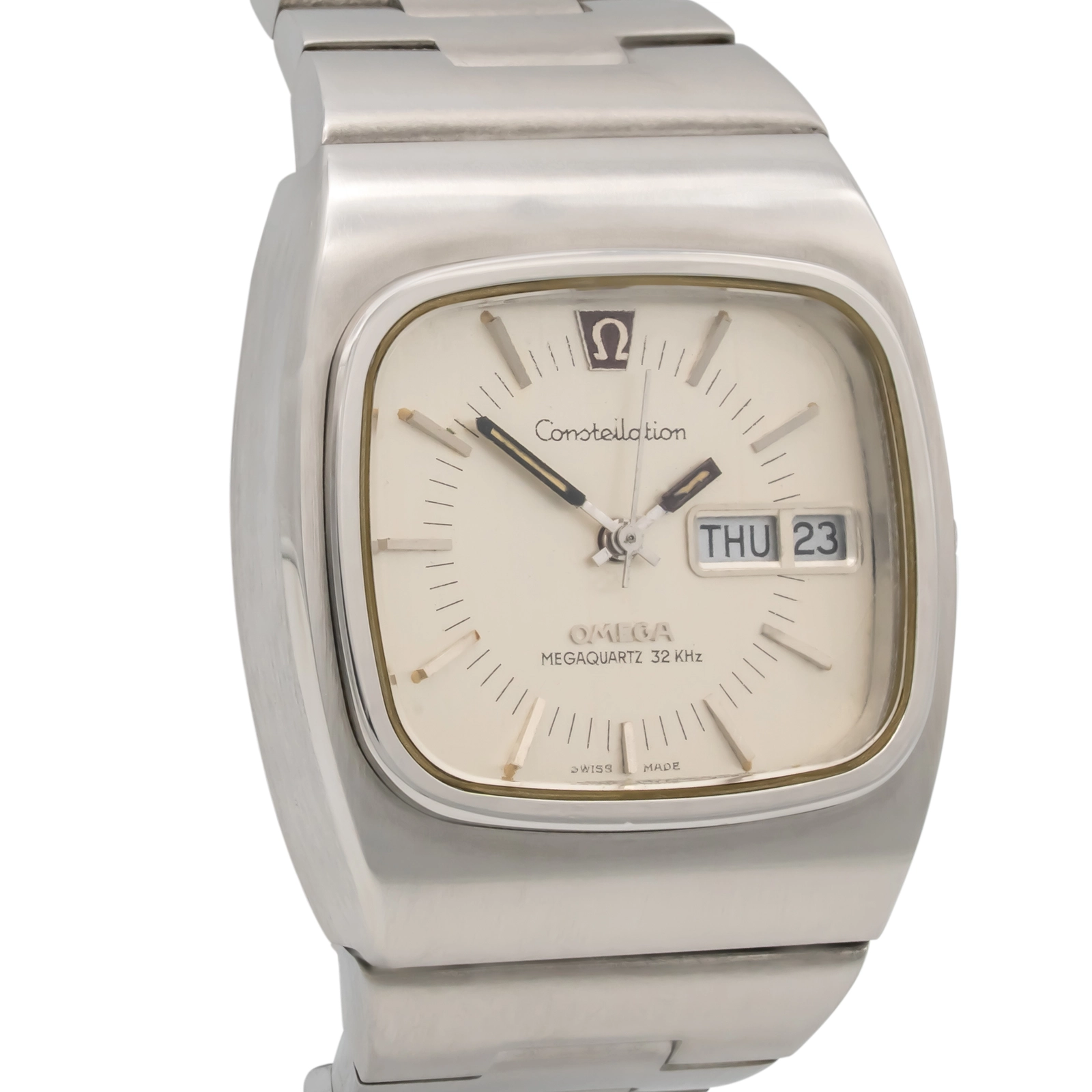 Omega Megaquartz Stainless Steel Day-Date 37mm — image 4