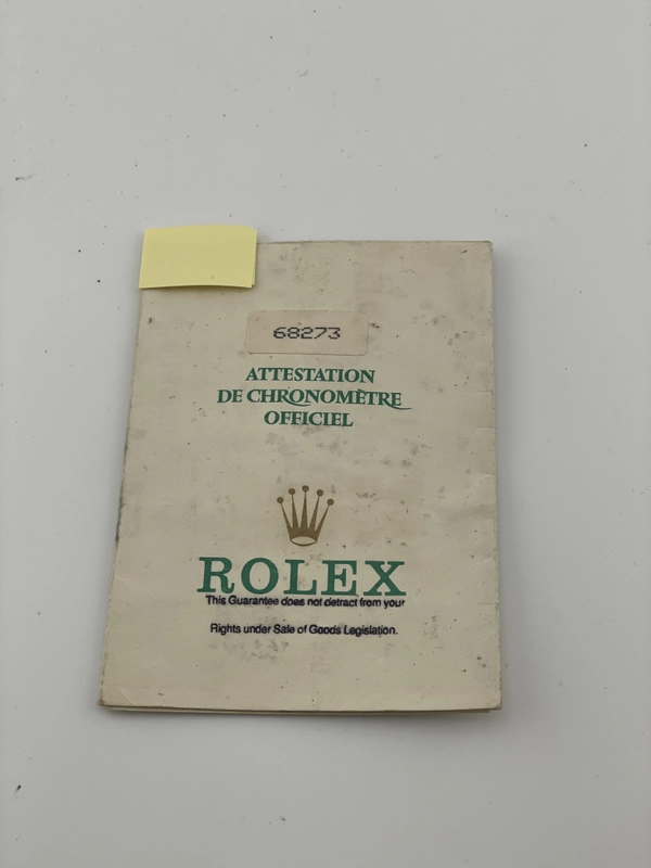 Rolex Datejust Champagne Stick Dial on Jubilee Ref. 68273 Papers Open Date view 7