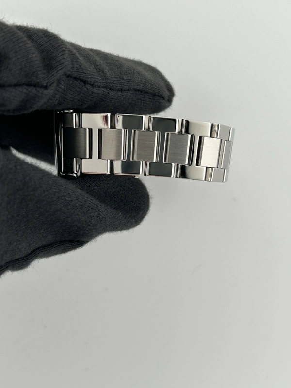 Cartier Ronde Solo Silver Dial on Bracelet Ref. W6701004 Papers 2013 view 5