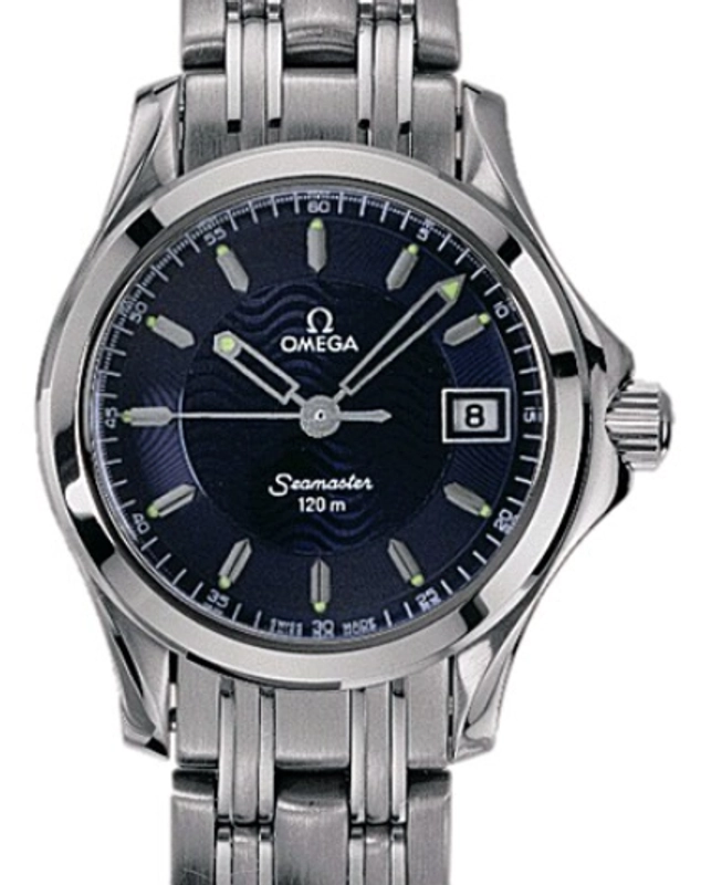 Omega Seamaster 120m Blue Wave Motif Dial on Stainless Steel Bracelet Ref. 2571.81