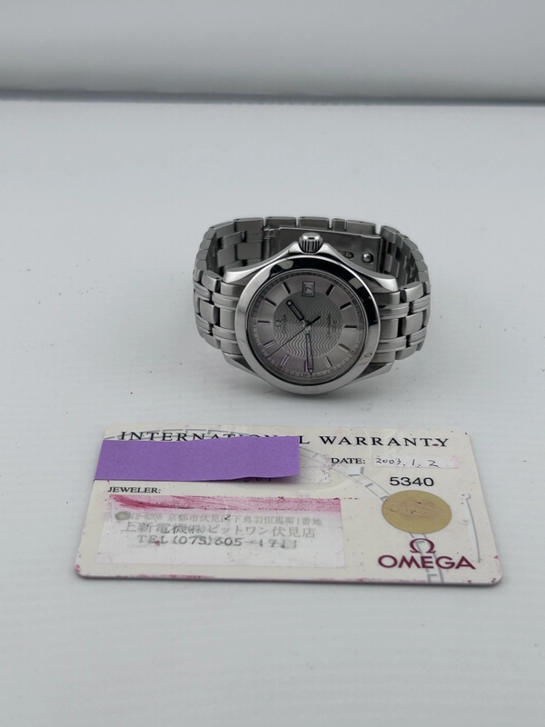Omega Seamaster 120m Silver Dial on Stainless Steel Ref. 251131 Complete 2003 view 7