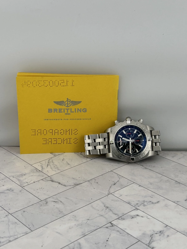 Breitling Chromomat 01 Black Dial Ref. AB0111 Papers 2011 view 7