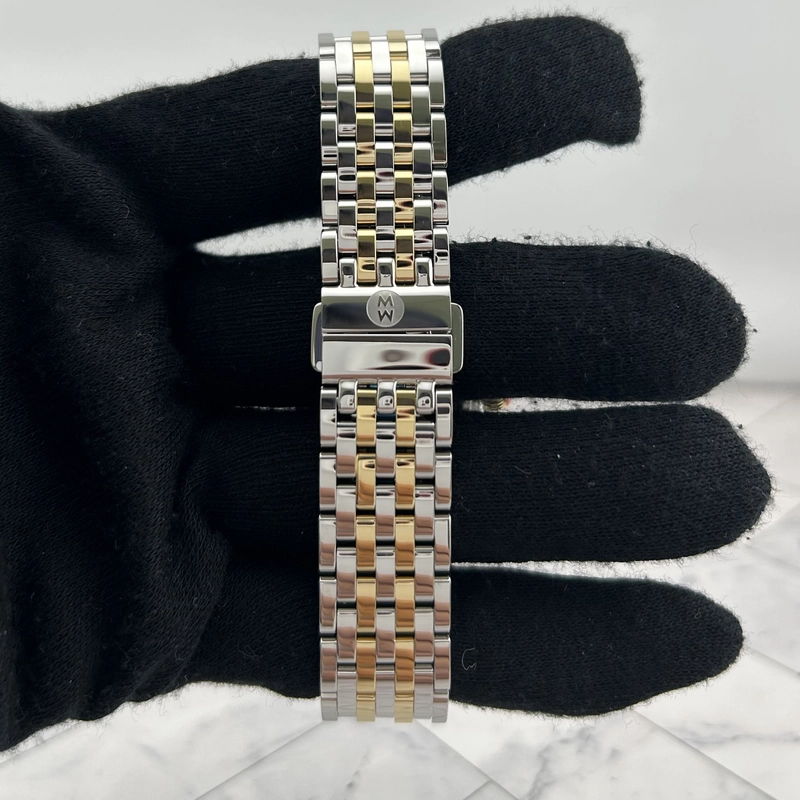 Michele Deco Madison Silver Set With Diamonds Dial Ref. MWW06G000013 Card Open Date view 4