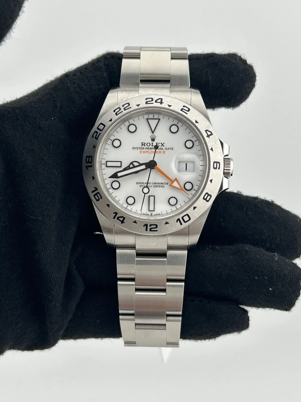 Rolex Explorer II White Dial on Oyster Bracelet Ref. 226570 Card 2024 view 2