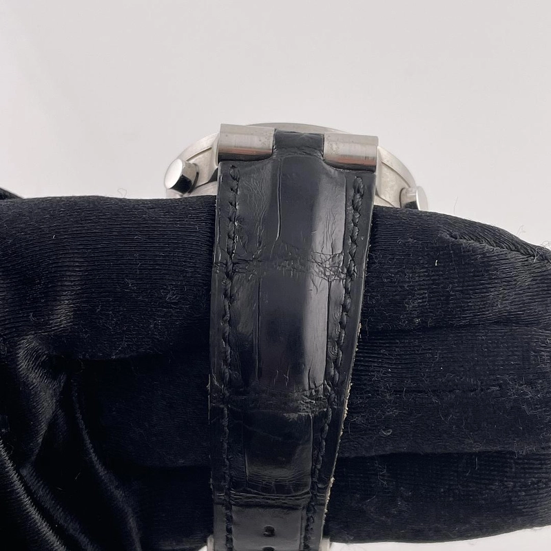 Bvlgari Rattrapante Factory Dial on Leather Ref. CH40PL view 4
