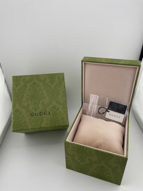 Gucci Gucci Grip Black Dial on Steel Bracelet Ref. YA157429 with Box view 7