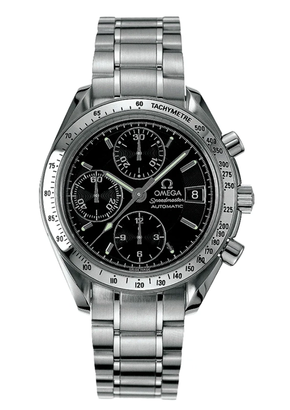 Omega Speedmaster Date Black Dial on Stainless Steel Bracelet Ref. 3513.52.00