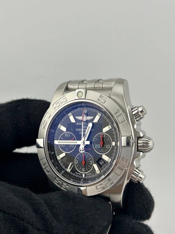 Breitling Chromomat 01 Black Dial Ref. AB0111 Papers 2011 view 3
