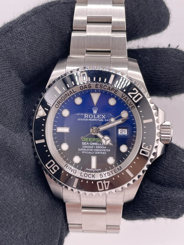 Rolex Sea-Dweller Deepsea James Cameron Dark Blue Dial on Oyster Ref. 116660 Card 2015 view 2