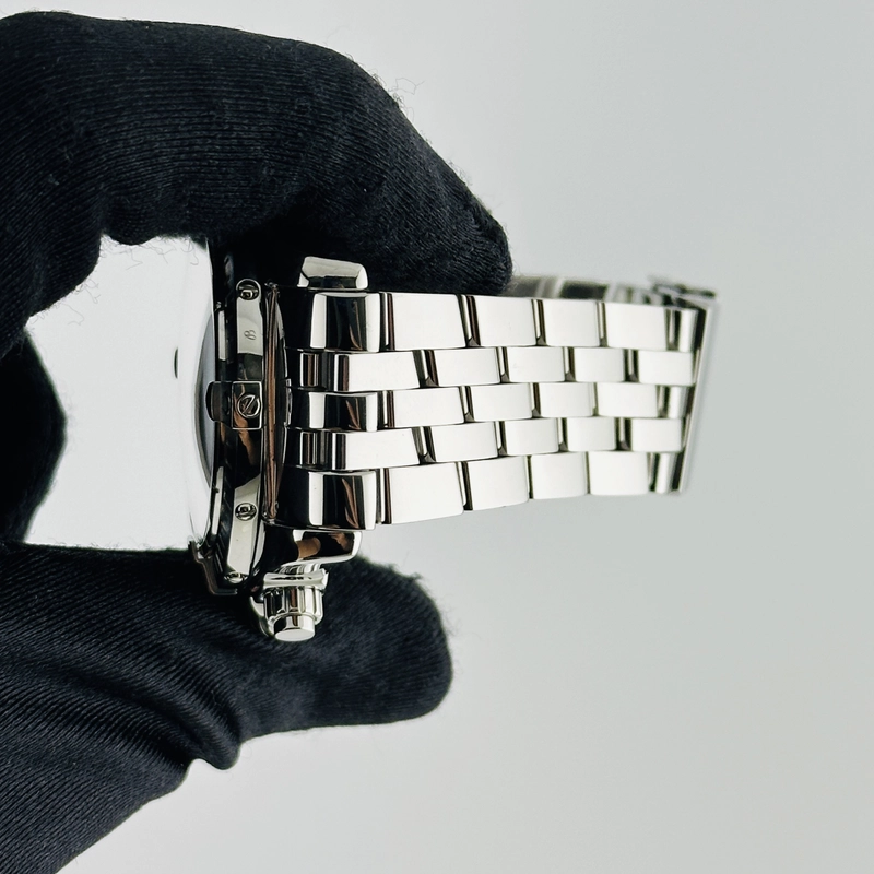 Breitling Chronomat Evolution Charcoal Grey Dial on Stainless Steel Bracelet Ref. A13356 view 5