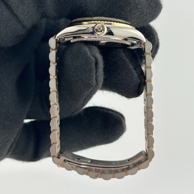 Rolex Datejust President Champagne Diamond Dial on Jubilee Ref. 68279 Papers 1993 view 5
