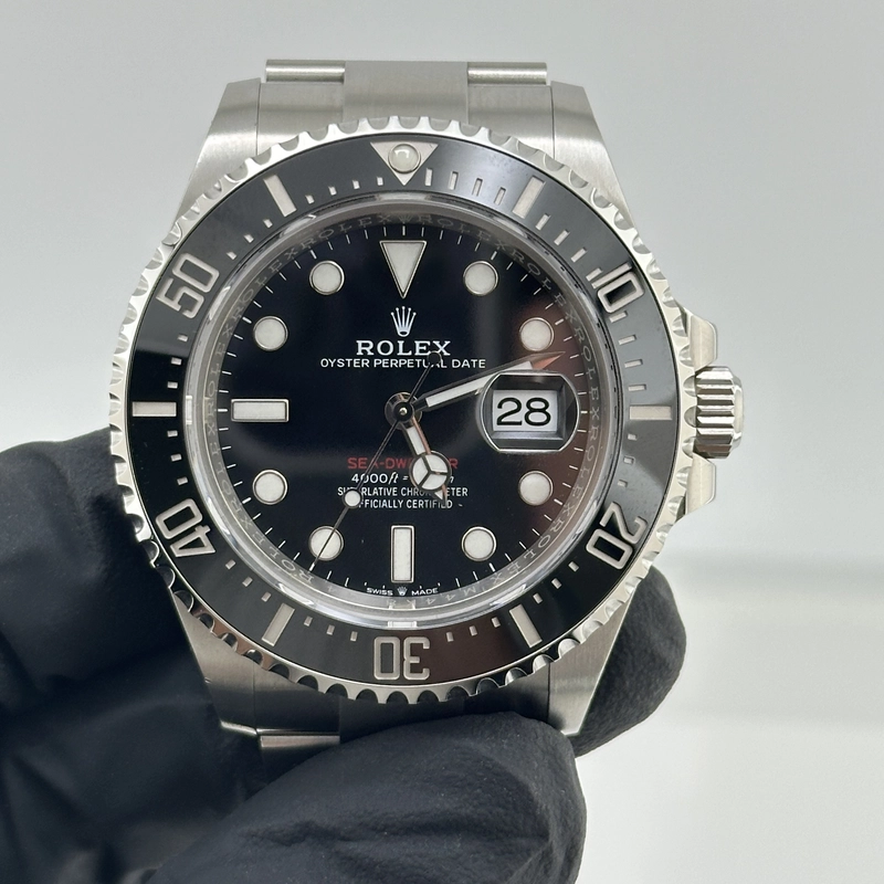 Rolex Sea-Dweller Black Dial on Oyster Steel Bracelet Ref. 126600 Card 2019 view 3
